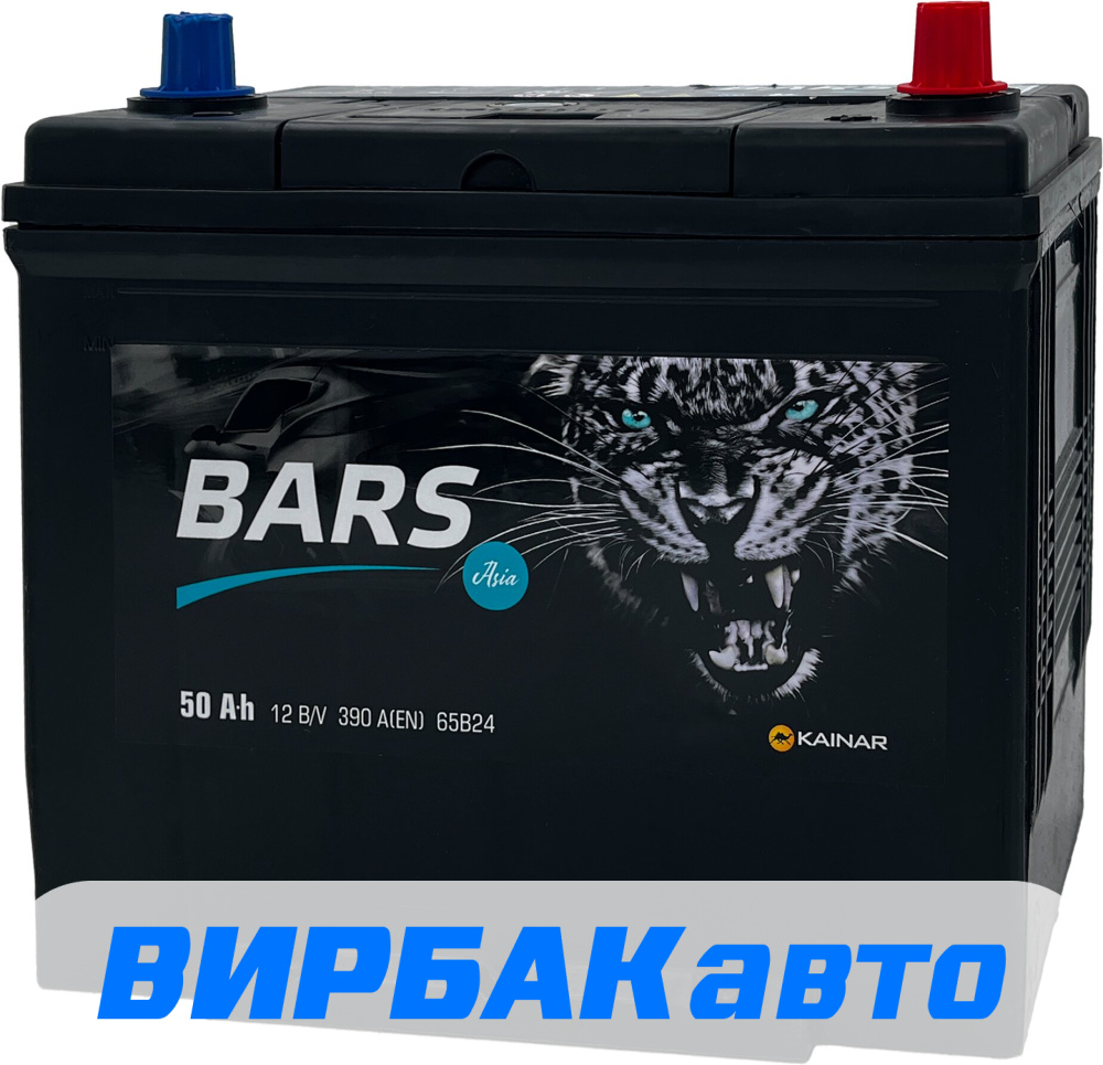 Аккумулятор BARS Asia 50 Ач 390 А обратная полярность